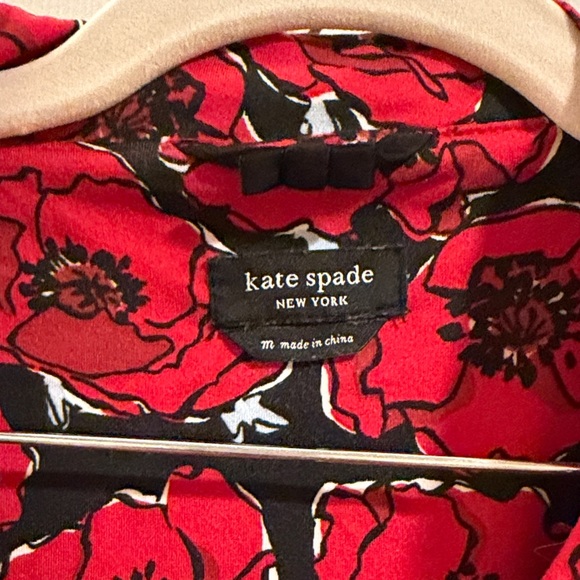 Kate Spade Red and Black Floral Top and Pant Pajamas/Casual wear. - Picture 5 of 6